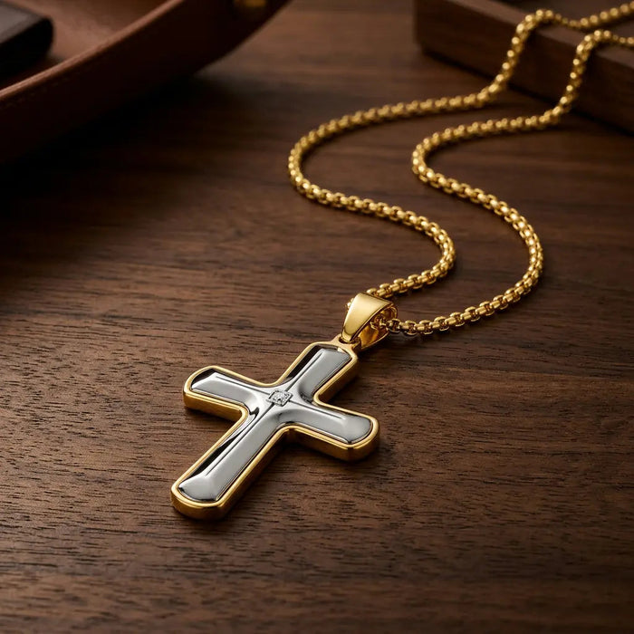 Creed Cross Necklace