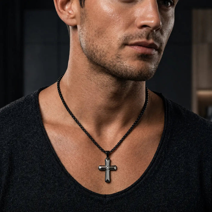 Creed Cross Necklace