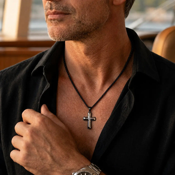 Creed Cross Necklace