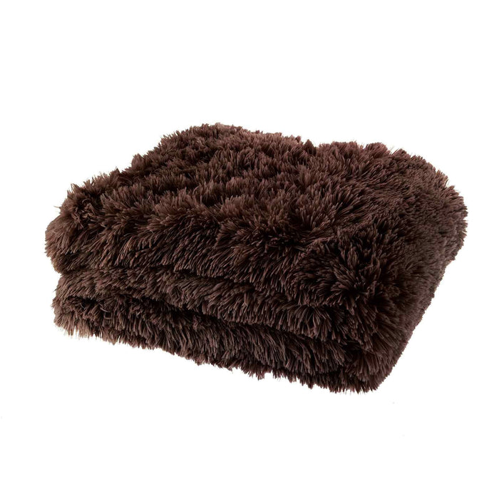 Cuddly Chocolate Blanket Throw