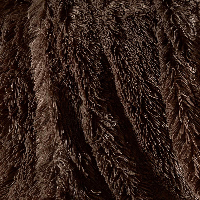 Cuddly Chocolate Blanket Throw