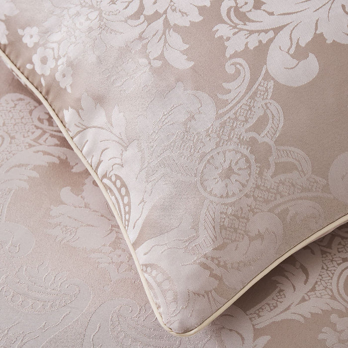 Damask Jacquard Cushion Champagne Gold