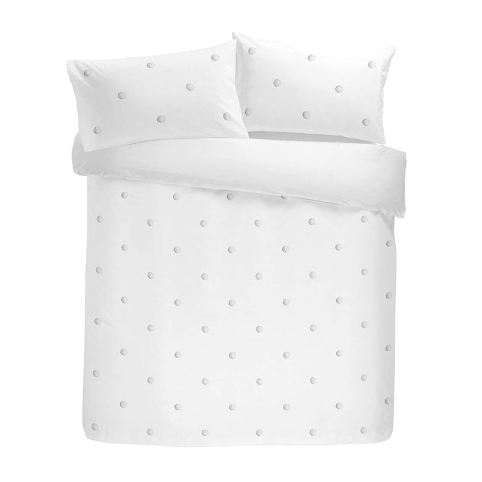 Dot Garden White/White Duvet Set