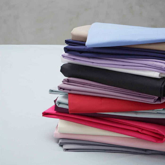 Easy Iron Percale Cream Base Valance Sheet