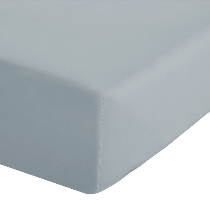 Easy Iron Percale Duck Egg Blue Fitted Sheet