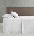 Easy Iron Percale White Base Valance Sheet