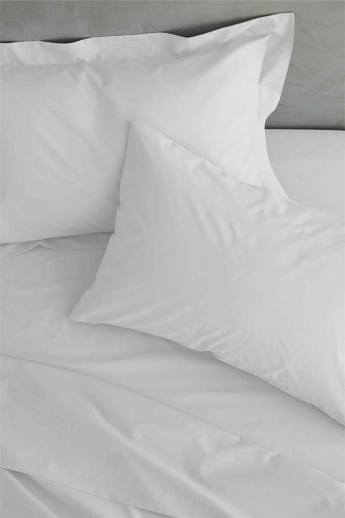 Easy Iron Percale White Base Valance Sheet