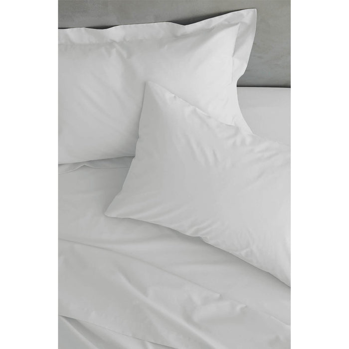 Easy Iron Percale White Base Valance Sheet
