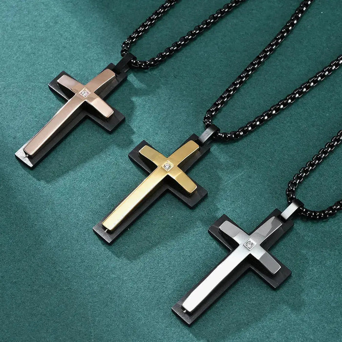 Ebon Cross Necklace