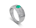 Emerald Braid Band