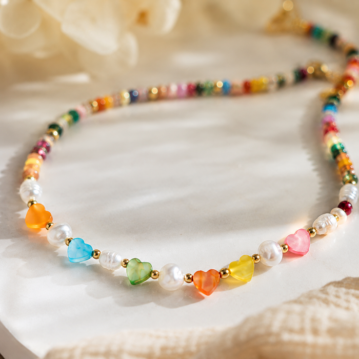 Eternal Love Beaded Necklace