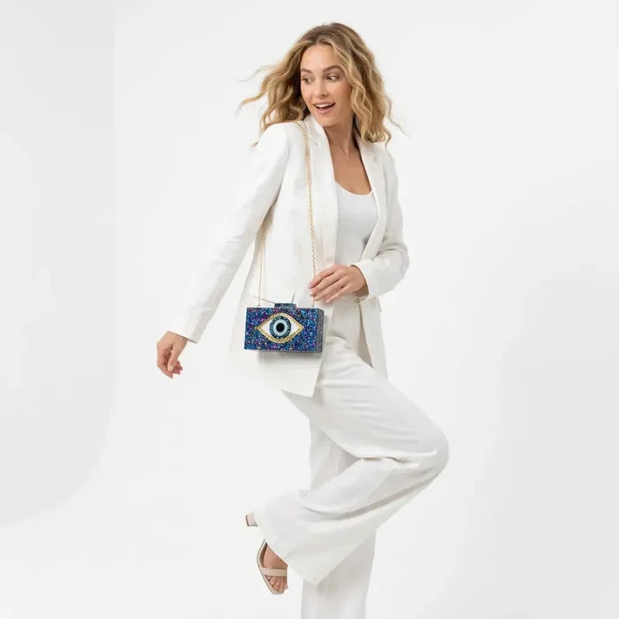 Eyes on Me Clutch