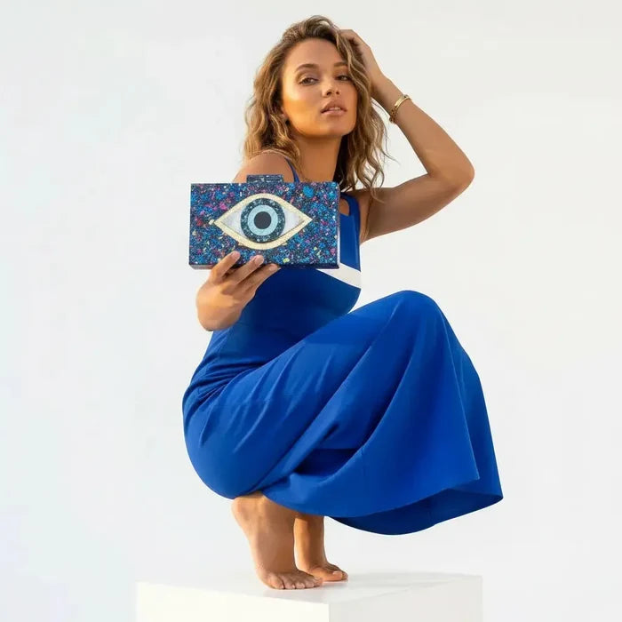 Eyes on Me Clutch