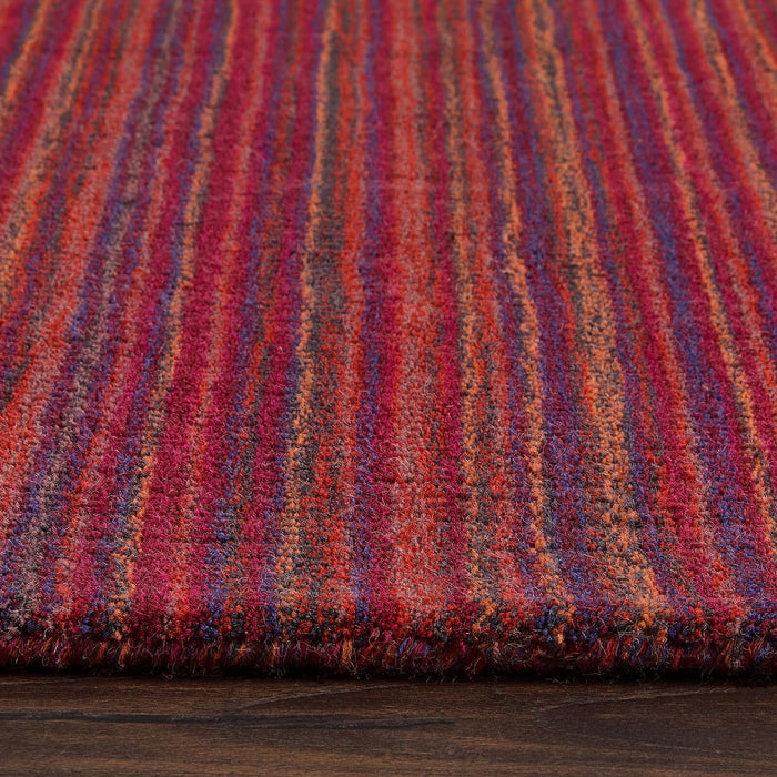 Fine Stripes Purple / Pink Modern Rugs