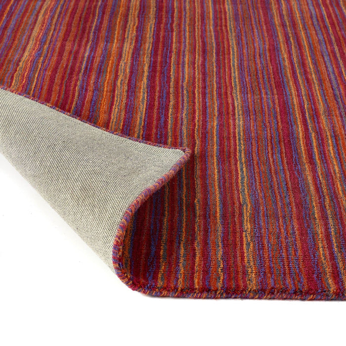 Fine Stripes Purple / Pink Modern Rugs