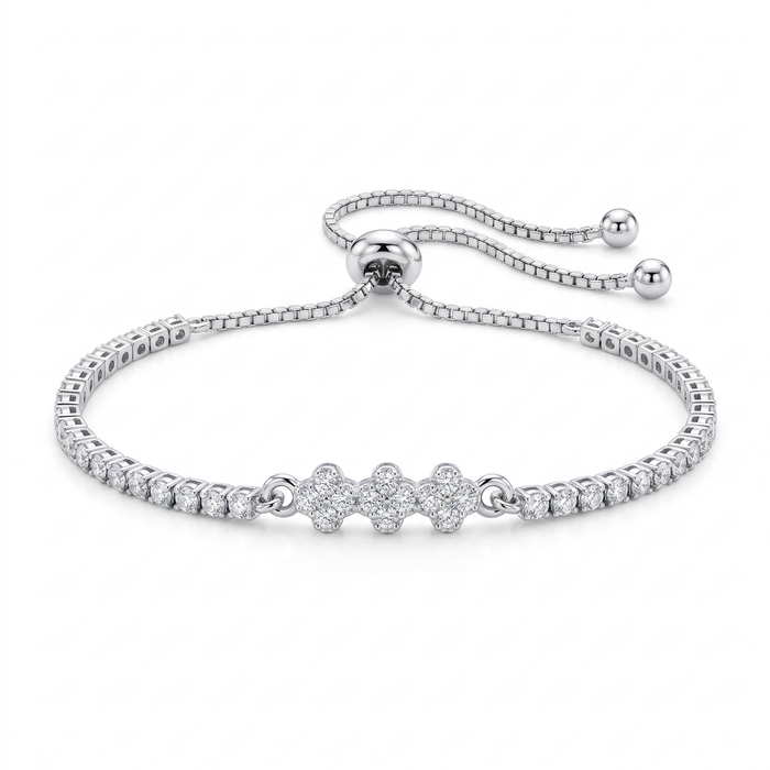Flower Trio Bolo Bracelet by AZ Essentials