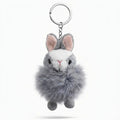 Fluffy bunny charm