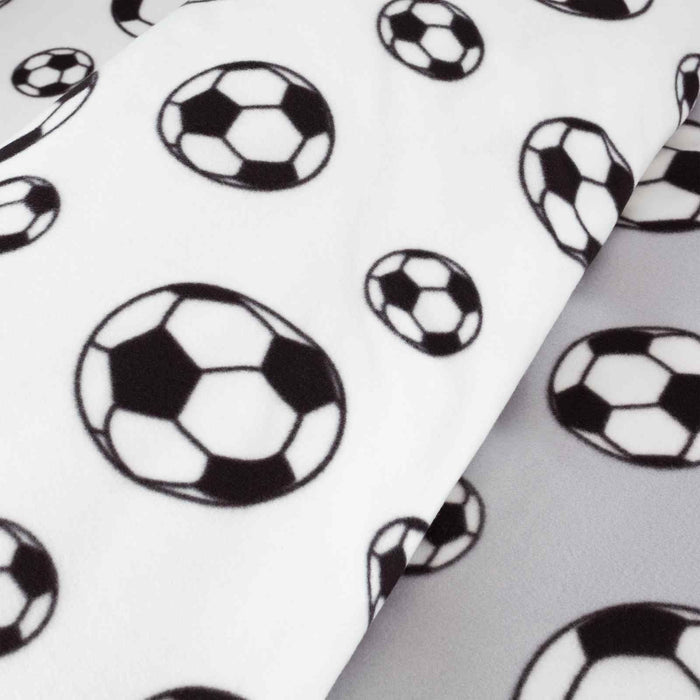 Football Fleece Grey Kids Duvet Set