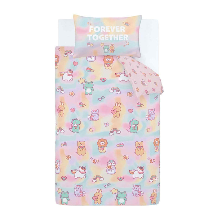 Forever Together Pastel Duvet Cover Set
