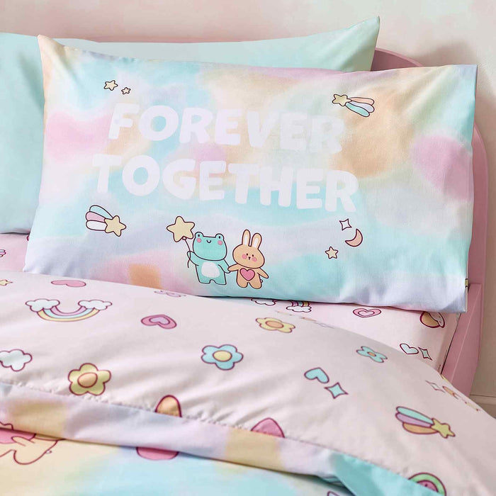 Forever Together Pastel Duvet Cover Set