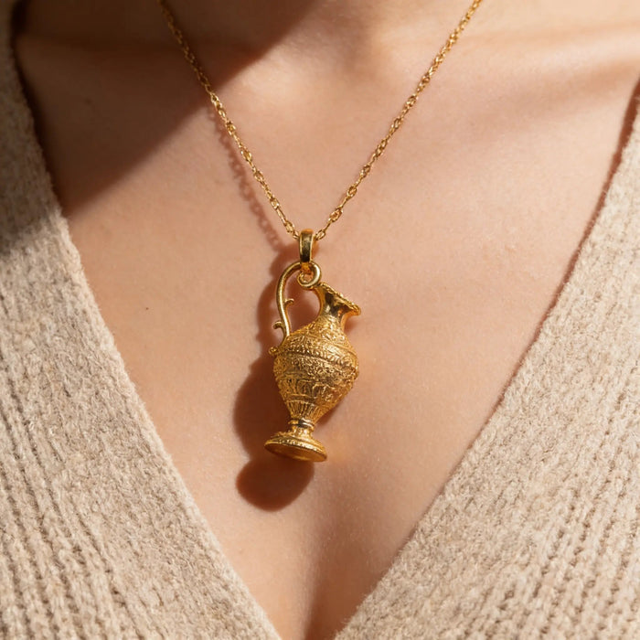 Golden Lotus Necklace