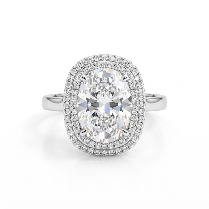 Grand Halo Ring by AZ Essentials