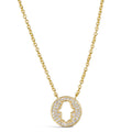 Hamsa Disc Necklace