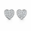 Heart Cut Stud Earrings by AZ Essentials