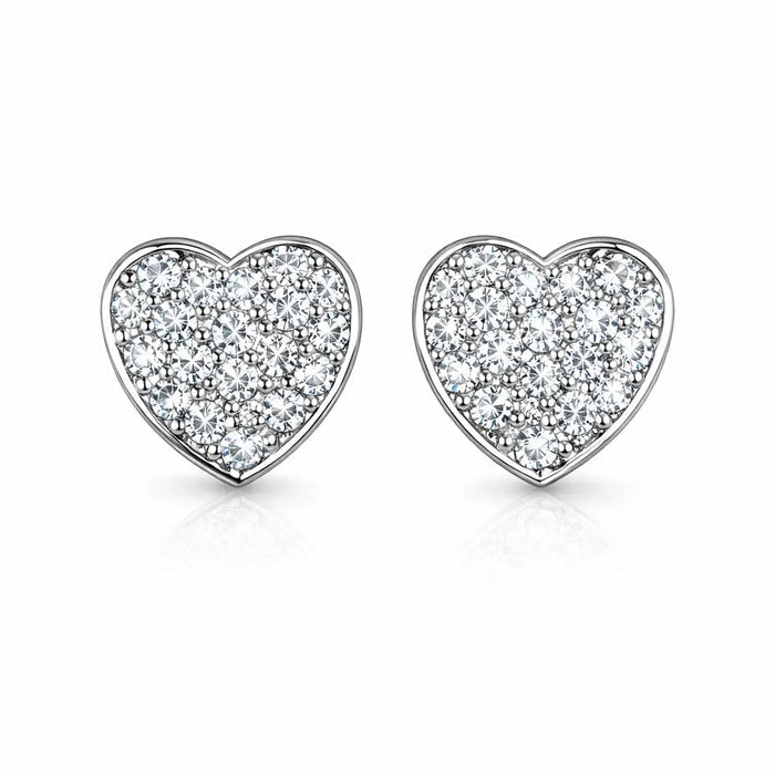 Heart Cut Stud Earrings by AZ Essentials
