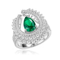 High Society Ring in Emerald