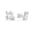 41564 - Sterling Silver - Honu Stud Earrings