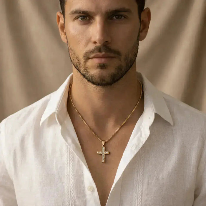 Imperial Grace Cross Necklace