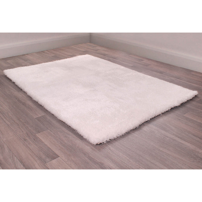 Handmade Carpets Indigo Plain Ivory Rug