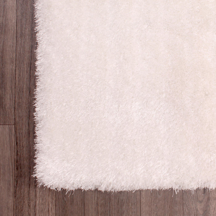 Handmade Carpets Indigo Plain Ivory Rug