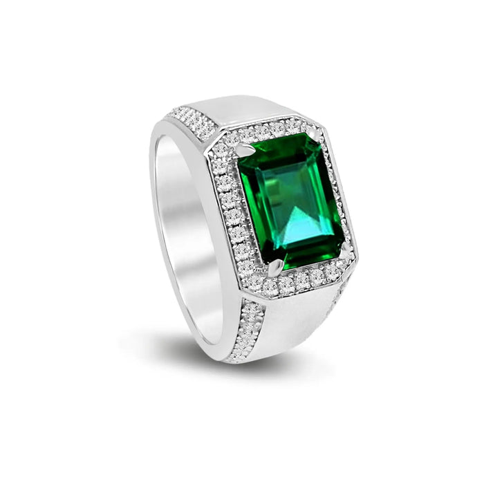 Jagger Gemstone Ring in Emerald