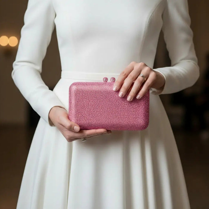 Joie de Vivre Clutch in Pink