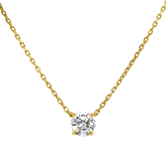 Just Like Diamond Only Better Necklace in 1 Carat