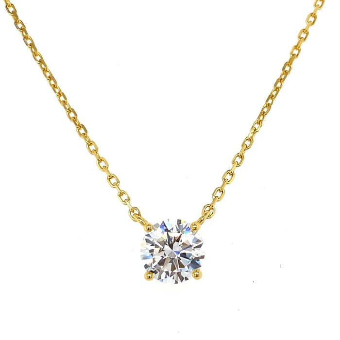 Just Like Diamond Only Better Necklace in 2 Carat