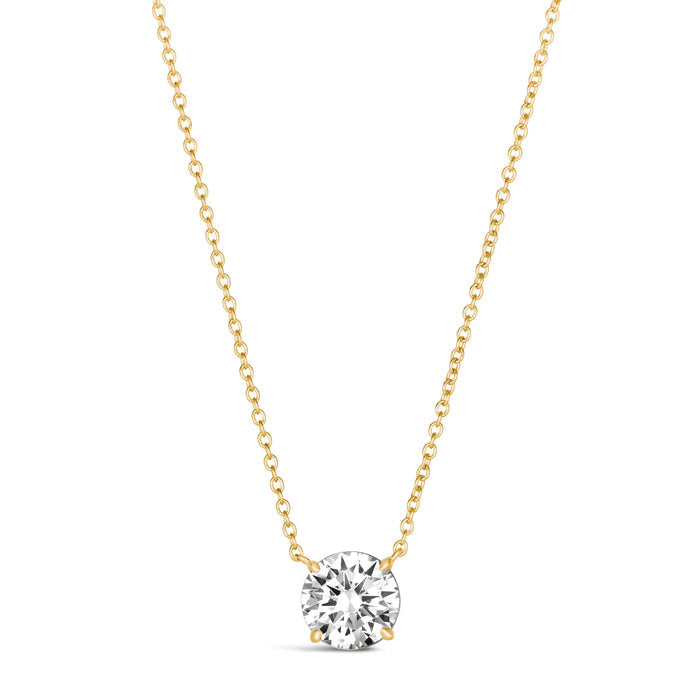 Just Like Diamond Only Better Necklace in 3 Carat
