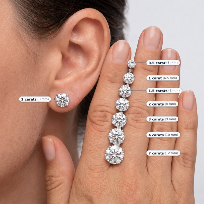 Just Like Diamonds Only Better Studs 1 Carat