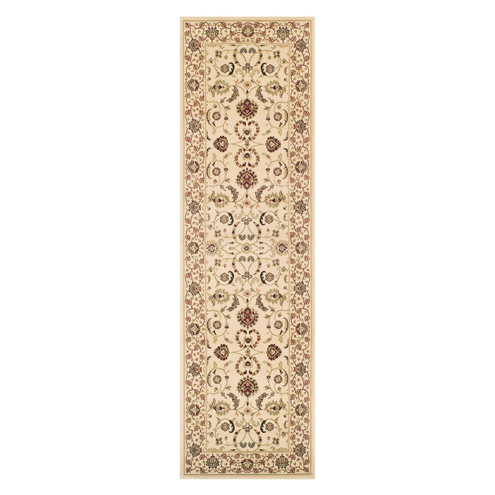 68 x 235cm Runner / White / Cream / Abstract