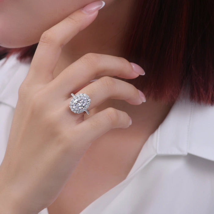 Kennedy Crystalline Ring in White Diamond