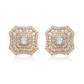 Latte Da Earrings in White Diamond