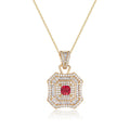 Latte Da Necklace in Ruby