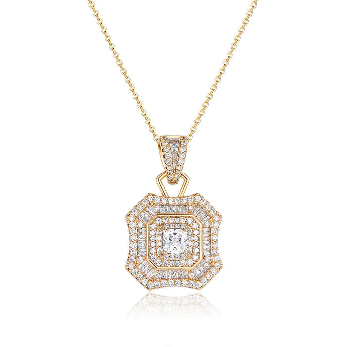 Latte Da Necklace in White Diamond