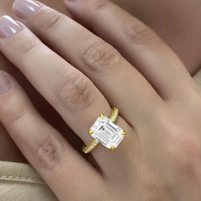 Layla 4.50 Carat Emerald Cut Ring