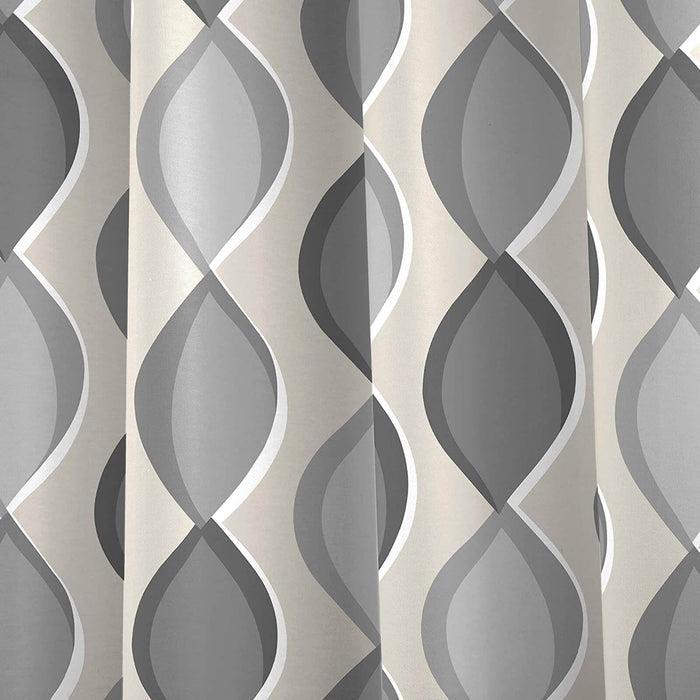 Lennox Grey Eyelet Curtains