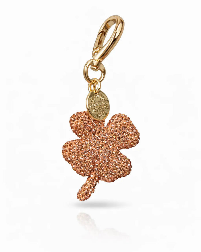 Lucky Clover Charm in Rose Gold