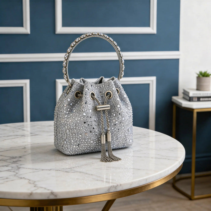 Lush Life Purse in Crystal Frost