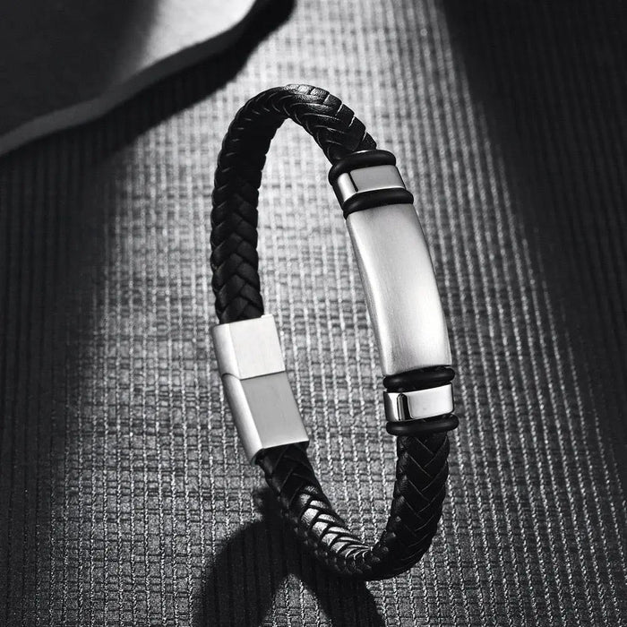 Lynk Men's Leather Cuff